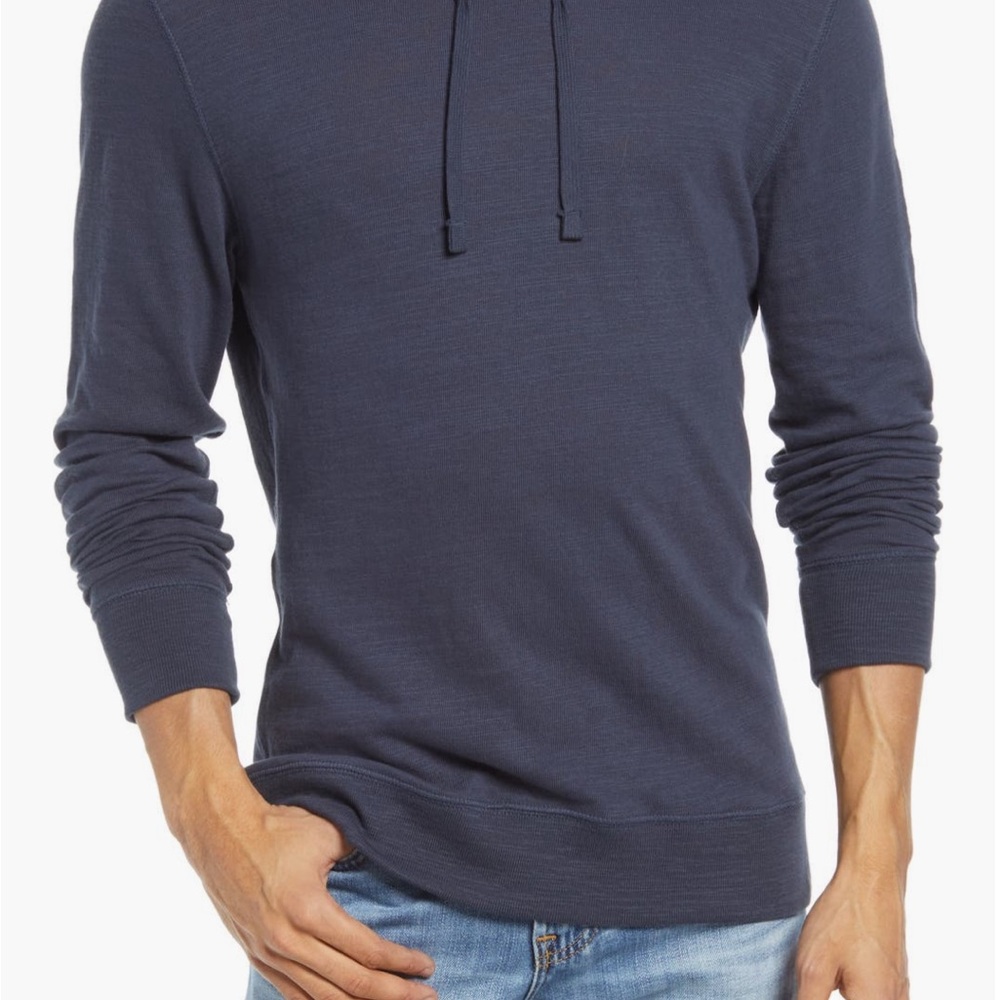 Faherty Men's Deep Blue Hoodie